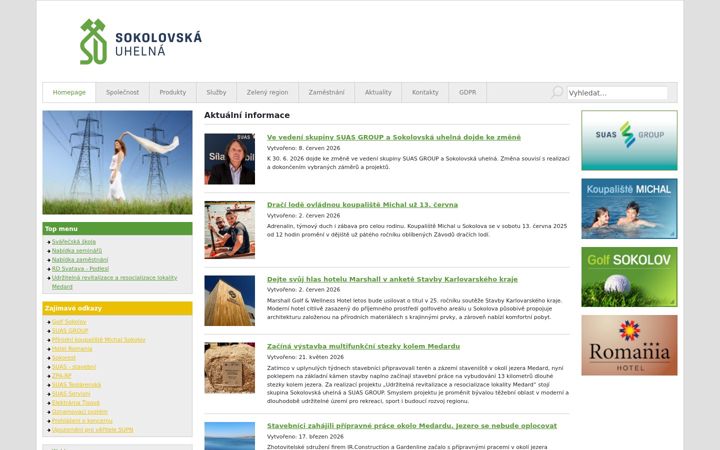 Screenshot of suas.cz