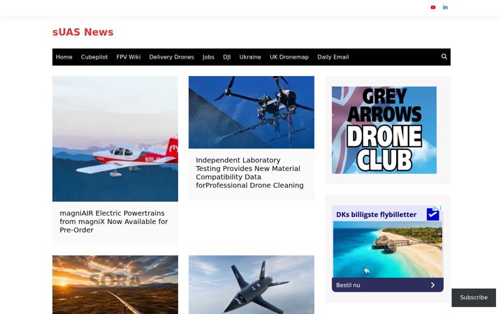 Screenshot of suasnews.com