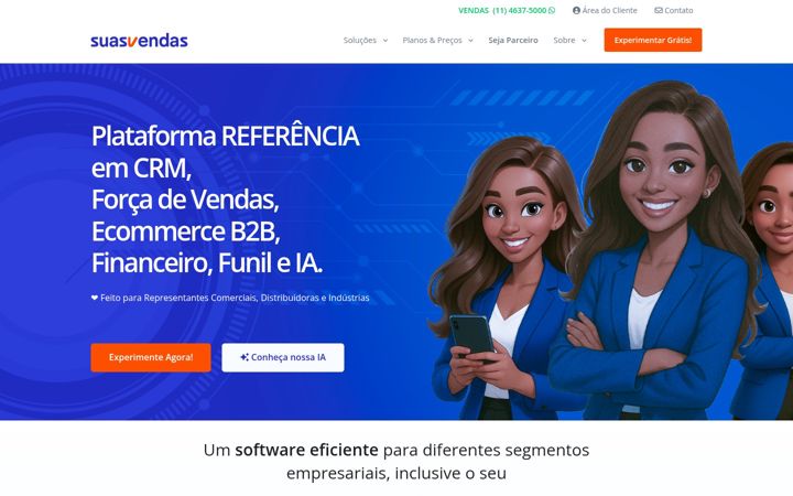 Screenshot of suasvendas.com