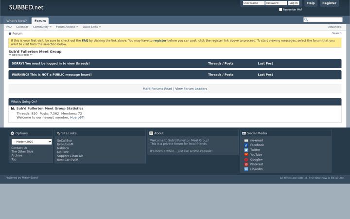 Screenshot of subbed.net