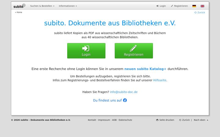 Screenshot of subito-doc.de