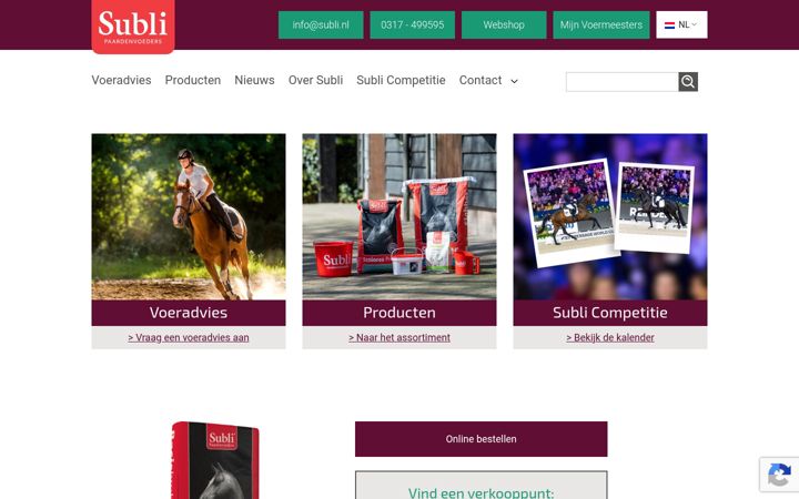 Screenshot of subli.nl