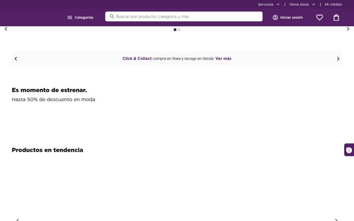 Screenshot of suburbia.com.mx