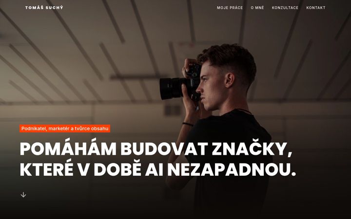 Screenshot of suchytomas.cz