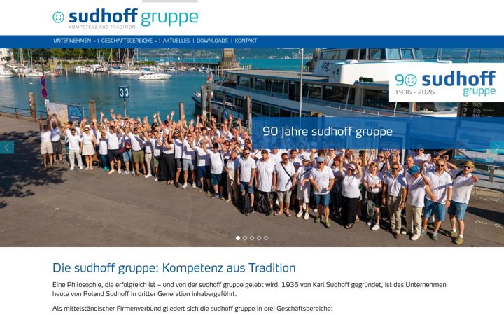 Screenshot of sudhoff-gruppe.de
