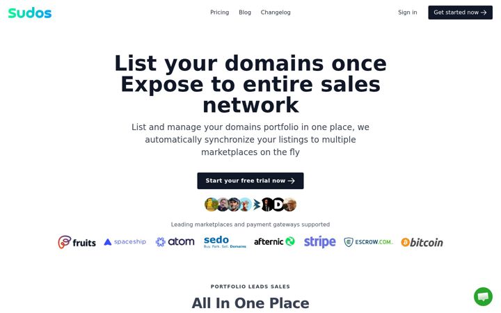 Screenshot of sudos.com