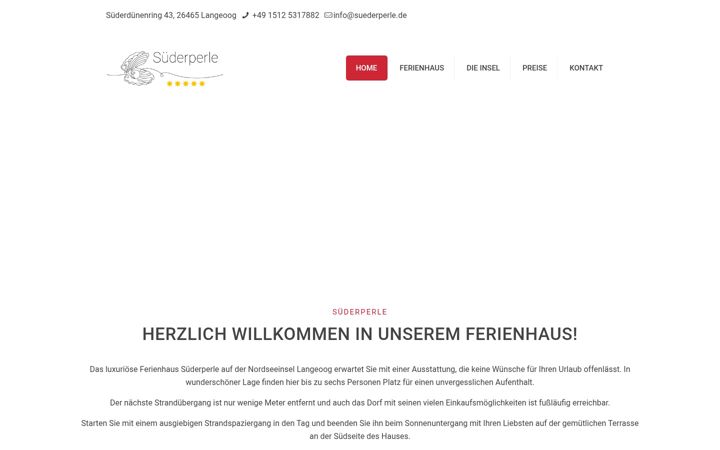 Screenshot of suederperle.de