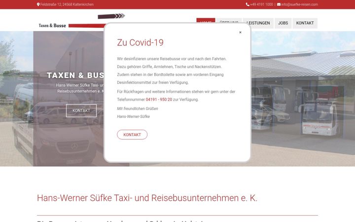Screenshot of suefke-reisen.com