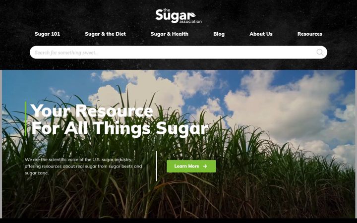 Zrzut ekranu sugar.org