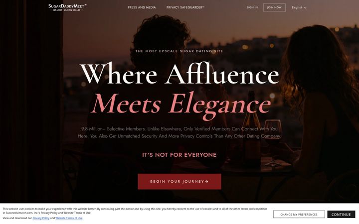 Screenshot of sugardaddymeet.com