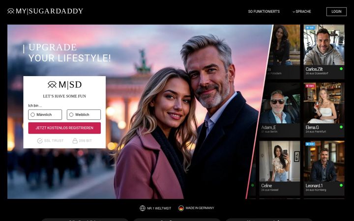 Screenshot of sugardaddywebsites.de