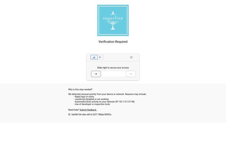 Screenshot of sugarfina.com