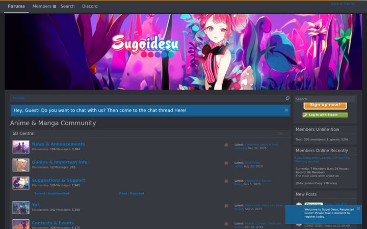 Screenshot of sugoidesu.net
