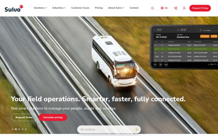 Screenshot of suivo.com