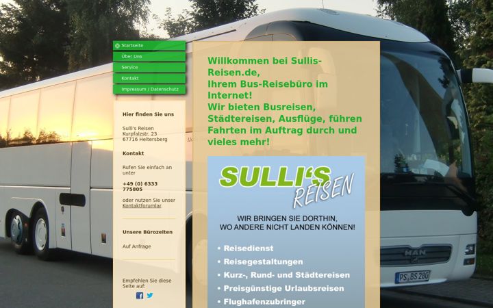 Screenshot of sullis-reisen.de