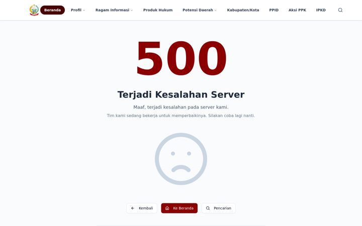 Screenshot of sulselprov.go.id