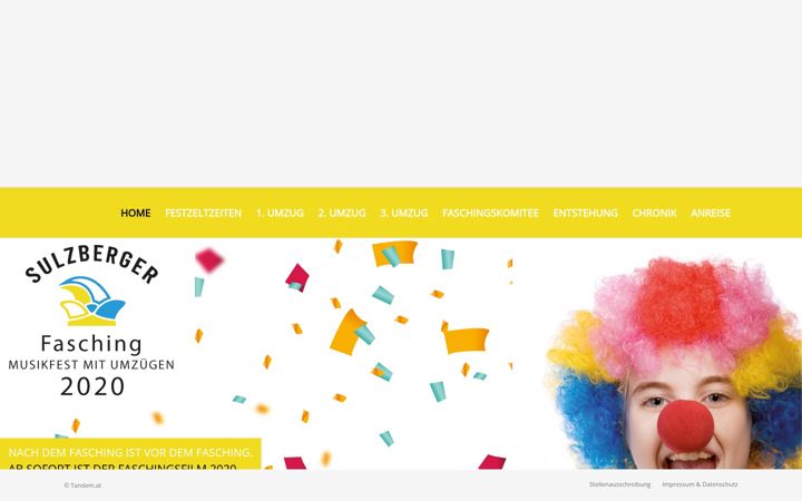Képernyőkép: sulzberger-fasching.de