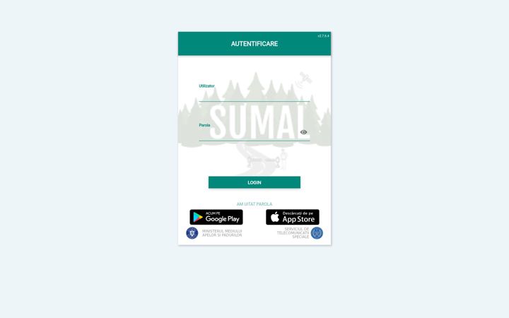 Screenshot of sumal-map.ro