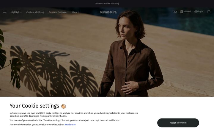 Screenshot of sumissura.com