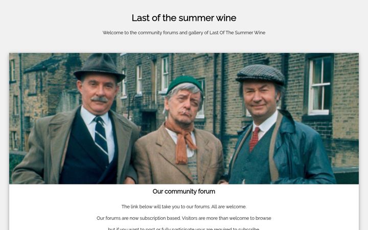 Screenshot of summerwine.net