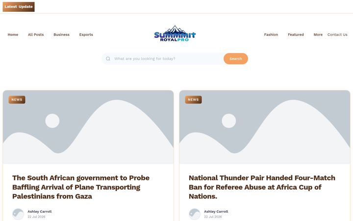 Screenshot of summitroyalpro.nl
