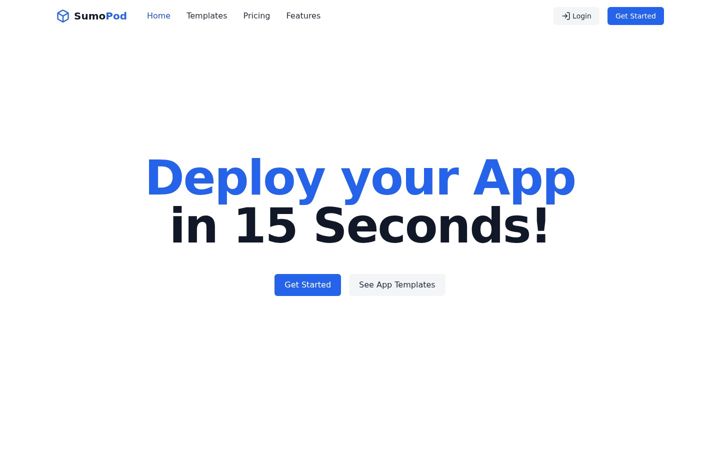 Screenshot of sumopod.com