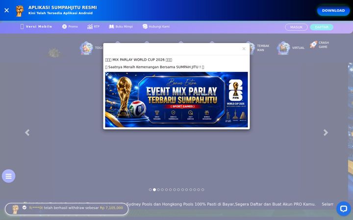 Screenshot of sumpahjtujantan.xyz