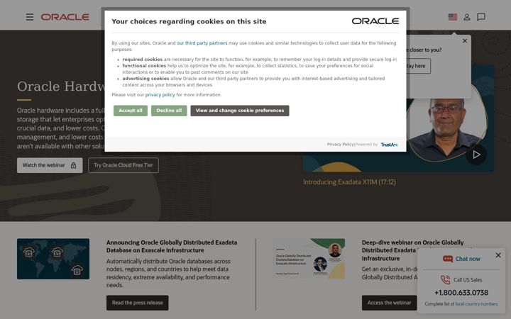Screenshot of sun.com