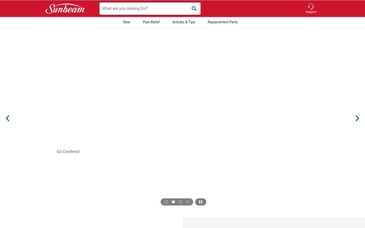 Skjermbilde av sunbeam.com