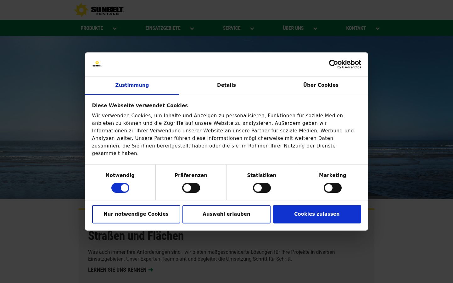 Sutikimo reklamjuostės, rodytos prieš bet kokią sąveiką, ekrano kopija