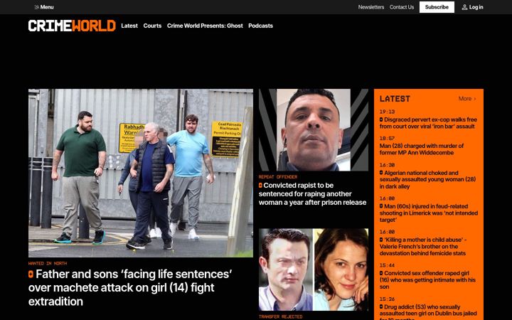 Screenshot of sundayworld.com