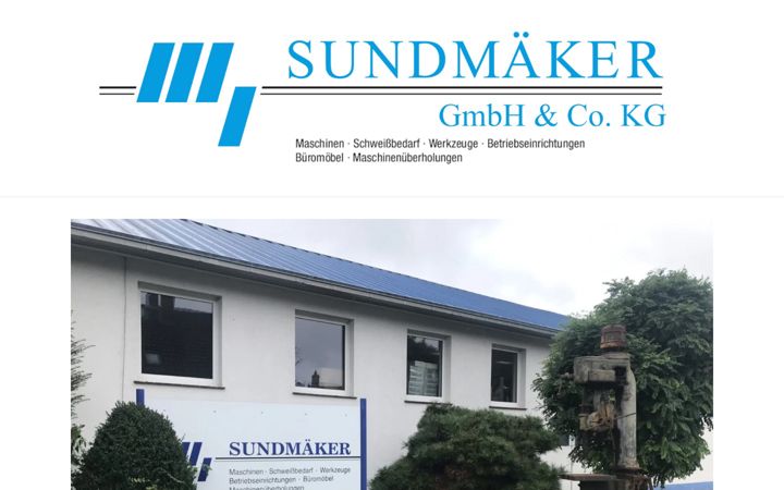 Screenshot von sundmaeker.de