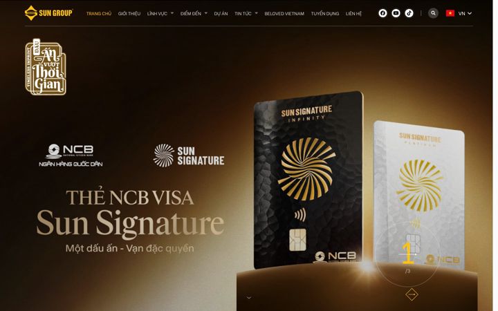 Screenshot of sungroup.com.vn