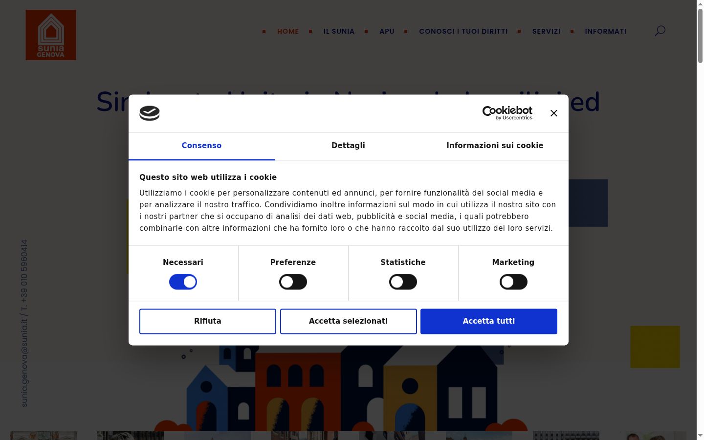 Snímek obrazovky baneru souhlasu zobrazeného před jakoukoli interakcí