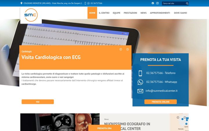 Screenshot von sunmedicalcenter.it