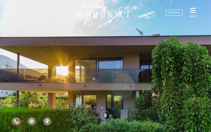 Captura de ecrã de sunnhofer.com
