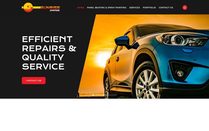 Screenshot of sunrisegaragemosta.com