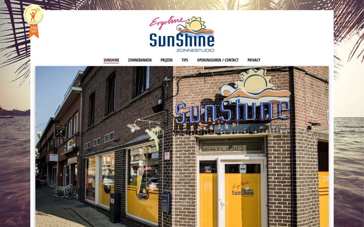 Screenshot of sunshine-genk.be