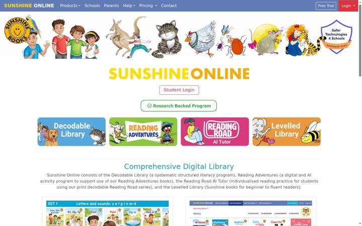 Ekrano kopija sunshineonline.com.au