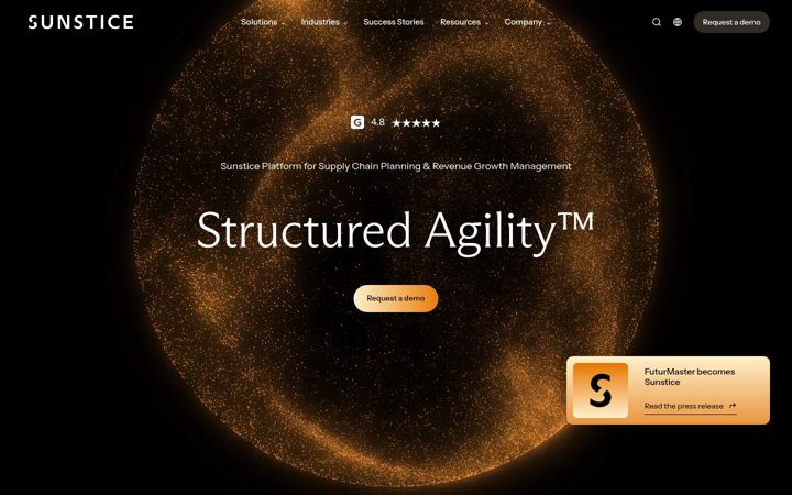 Screenshot of sunstice.com