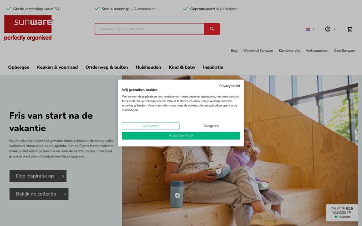 Screenshot of sunware.com