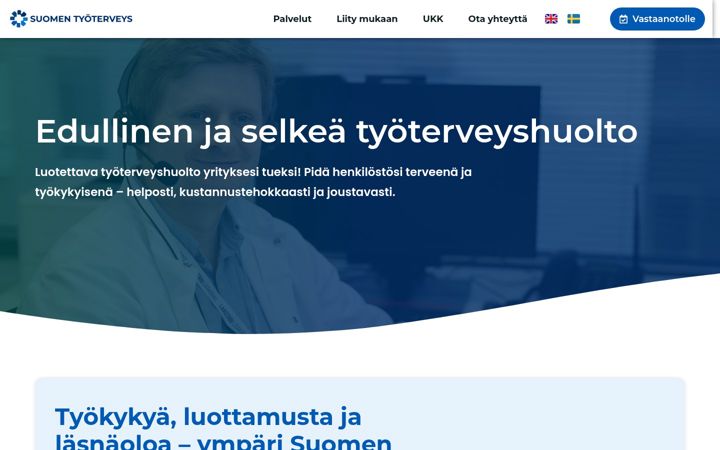 Screenshot di suomentyoterveys.com