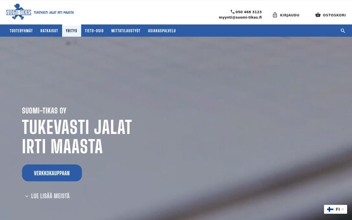 Screenshot of suomi-tikas.fi