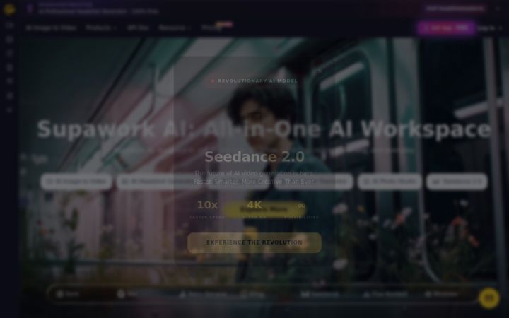 Screenshot of supawork.ai