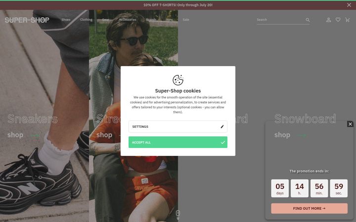 Screenshot van super-shop.com