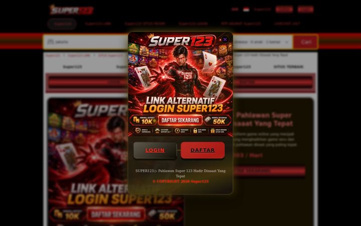 Skjámynd af super123.dev