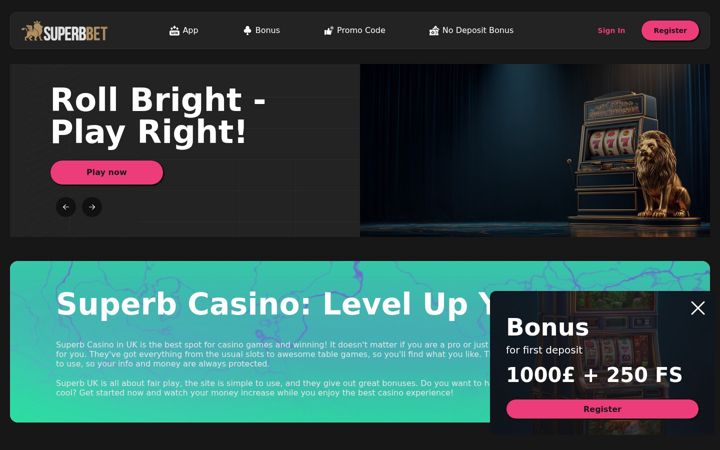Screenshot of superbcasino.net
