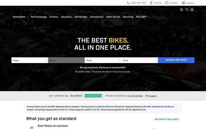 Képernyőkép: superbikefactory.co.uk