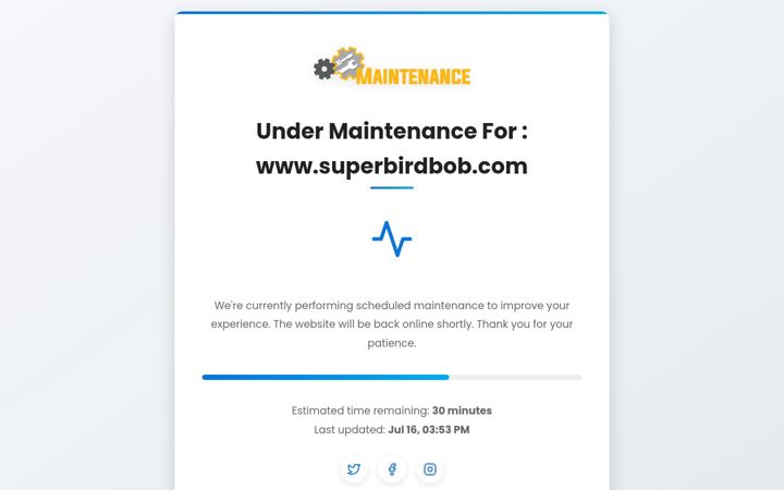 Ekrānuzņēmums no superbirdbob.com