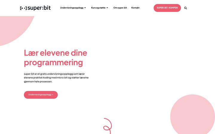 Skärmbild av superbit.no